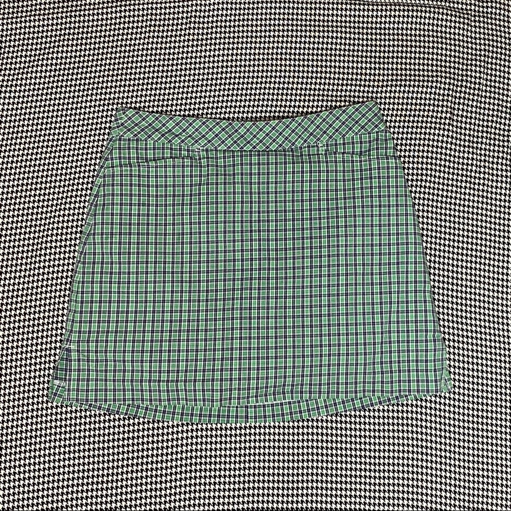 Plaid tennis skirt